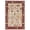 Ivory/Red, variant on SAFAVIEH Kashan Vaska Oriental Area Rug, Beige/Taupe, 2' x 3'