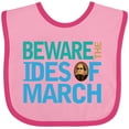 thumbnail image 3 of Inktastic Julius Caesar Ides of March Boys or Girls Baby Bib, 3 of 4