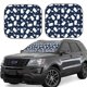 thumbnail image 1 of Balery Swan Parasol para parabrisas de coche de 2 piezas | Parasol plegable para parabrisas delantero de coche para la mayoría de sedanes-Small, 1 of 6