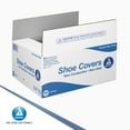 thumbnail image 7 of Dynarex Disposable Shoe Cover, Non-Conductive and Non-Skid, Sewn Seams with Elastic Opening and Fits Most Shoes, for Personal or Professional Use, Blue, Extra-Large, 1 Box of 150 pairs, 7 of 7
