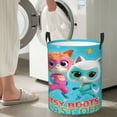 thumbnail image 7 of Large Laundry Basket with Handle, Super Kitties Collapsible Laundry Hamper, Dirty Clothes Storage Basket for Living Room, Bathroom, Bedroom, College Dorm, 7 of 7