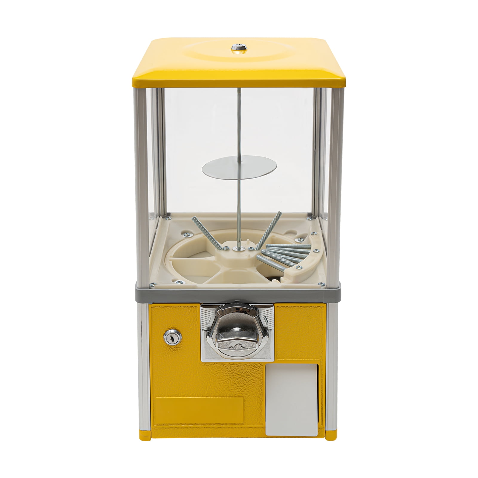 Yellow 25-cent Vending Machines 29*26*53cm Big Capsule Vending Machine Commercial Vending Machine