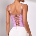 thumbnail image 5 of Mittory Lace Bustier Corset Tops for Women Sexy Going Out Party Club Top with Buckle, 5 of 8