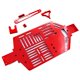 thumbnail image 1 of Placa de BateríA de Chasis de Metal para SG1603 SG1604 SG1605 UD1601 UD1602 UD1603 UD1607 1/16 RC Car Upgrades Parts, Red, 1 of 5