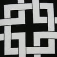 thumbnail image 3 of Parkland Collection Abali Transitional Black and White Pillow Cover With Down Insert, 3 of 9
