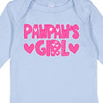 thumbnail image 4 of Inktastic Pawpaw's Girl Girls Long Sleeve Baby Bodysuit, 4 of 5