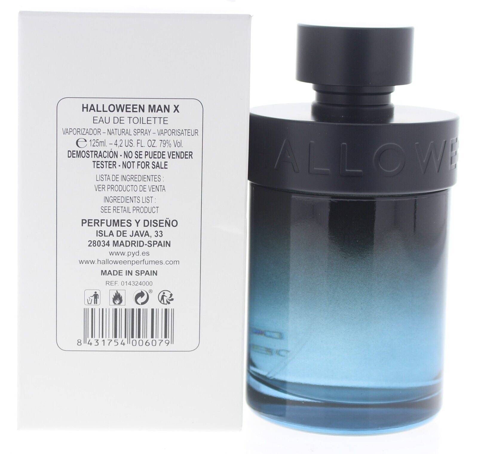 香水(男性用) HALLOWEEN MAN X 125ml Halloween Man X Edt 4.2 OZ / 125 ml for Men - Walmart.com