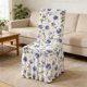 thumbnail image 5 of Funda de silla estampada | Funda de tapicería totalmente elástica para sillas de comedor de casa y hotel | Cojín de asiento de poliéster de alta elasticidad con respaldo | Blanco, 5 of 6