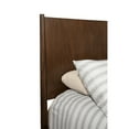 thumbnail image 4 of Alpine Furniture Flynn Mid Century California King Panel Bed in Walnut (Brown), 4 of 9