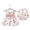 Pink B, variant on LYMAYTER Infant Baby Girls Floral Bowknot Dress Sleeveless Sundress Toddler Princess Tutu Dress with Hat