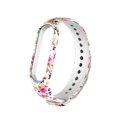thumbnail image 1 of Replacement Strap Compatible for Xiaomi Mi Band 5 Breathable Floral Silicone Replacement Band, 1 of 4