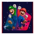 thumbnail image 3 of Toalla de playa Universal Mario Bros Team 70 cm x 140 cm azul marino, 3 of 4