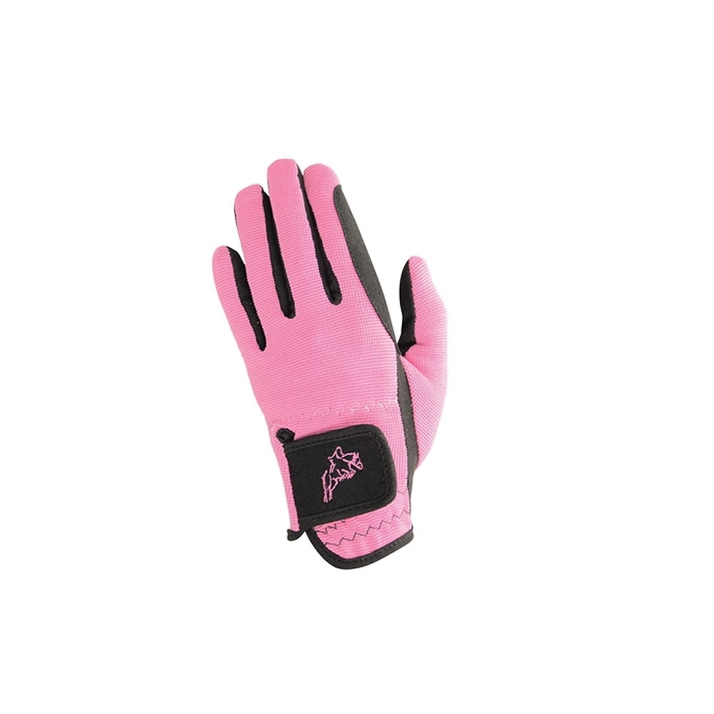 Hy5 Children's Everyday Two Tone Horse Riding Gloves 