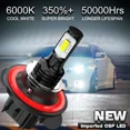thumbnail image 3 of H13 9008 LED Headlight Bulbs Kit Super Bright High/Low Beam 6000K White Plug and Play 2 Pack, 3 of 8