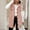 Pink, variant on ZOELNIC Women's Long Fleece Vest Sleeveless Sherpa Jacket with Buttons Winter Warm Outerwear, S