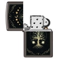 thumbnail image 2 of Zippo Mystic Nature Design Black Ice Pocket Lighter, 2 of 6