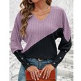 thumbnail image 5 of Warm Shirts for Women, Lightweight Sweaters for Womens Comfy Women's Sweaters Casual Pullover Knitted Thin Long Sleeve Sweater Fashion Gym, Yoga, Workout, Running, Daily Leisure,Workwear, 5 of 7
