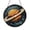 Stained Glass 5.9 Inch, variant on Saturn Planet Space Stained Glass Suncatcher Window Decor, Celestial Inspired Hanging Ornament, Round Glass Art Panel Gift for Astronomy Lovers