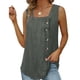 thumbnail image 2 of Camiseta sin mangas con cuello cuadrado para mujer,Camiseta sin mangas para mujer Camiseta sin mangas holgada para mujer Camiseta sin mangas para mujer Creado magistralmente, 2 of 6