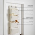 thumbnail image 3 of 3 Sprouts - Recycled Fabric Over the Door Organizer/Terrazzo Cream, 3 of 10