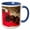Blue/White, variant on 3drose, Three Colors of Labrador Retriever Dogs - Na02 Zmu0186 - Zandria Muench Beraldo, 15oz Two-tone Blue Mug