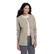 Landau Women's Prewashed Modern Tailored Fit Breathable Fade Resistant 4 Pockets Snap Warm-Up Scrub, Style 3035