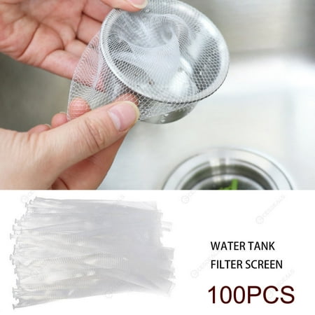 

2023 Summer Savings Clearance! WJSXC Home and Kitchen Gadgets Disposable Mesh Kitchen Sink Filter Shower Floor Strainer 100pcs White