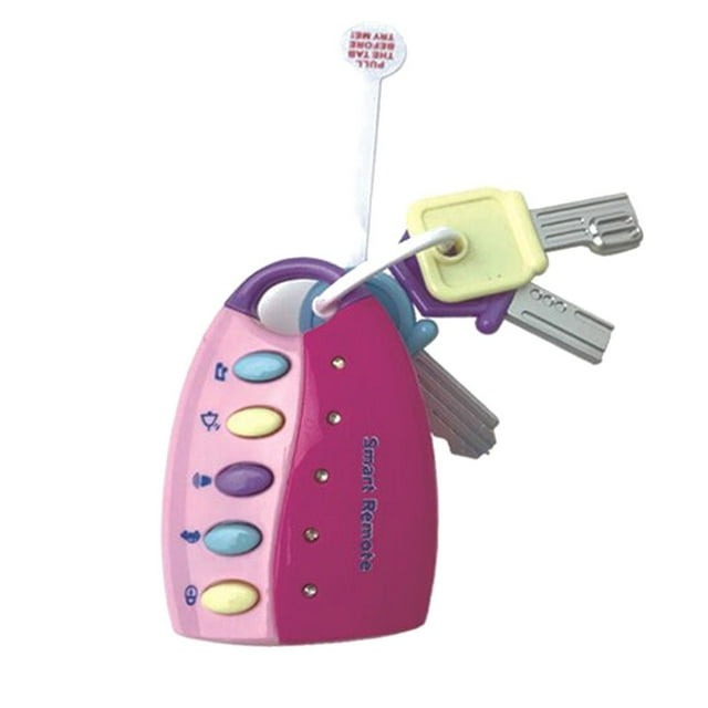 Children Simulation Remote Control Car Key Lock Toy Lighting Music Baby Preschool Educational Toys