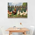 thumbnail image 2 of Nawypu  Farm Pictures Chicken for Kitchen Decor Farmhouse Rooster Canvas Wall Art, 2 of 6