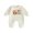 Apricot, variant on RUINIXCW Half Way to One Clothes Baby Boy Girl Half Birthday Outfit Infant Boy Girl Fall Winter Clothes Letter Embroidery Romper One Piece Jumpsuit