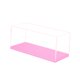 thumbnail image 4 of Vitrina transparente de acrílico para maquetas de coches a escala 1/43, apilable y con protección. Rosa, 4 of 9