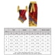 thumbnail image 2 of Traje de Baño Conjunto de bikini para mujer Traje de baño de dos piezas con control de barriga con falda cruzada (Rojo L) Ygjytge Rojo T L para Mujer, 2 of 5