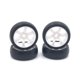 thumbnail image 1 of 4pcs Hard Plastic Drift Tire Tyre Wheel Compale Wltoys 284131 1/28 Rc Car, 1 of 5