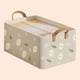 thumbnail image 4 of Clasificador de ropa con asa reforzada para guardar ropa. Aquí tienes el título del producto para el listado. Plegable y con gran capacidad. Organizador de armario. Beige., 4 of 6