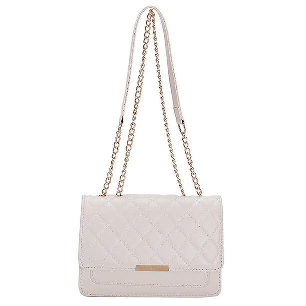 Bolsos Bandolera Acolchados Pequeños Para Mujer Bolso De Hombro Acolchado Bolso Con Correa De Cadena Negro