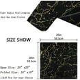 thumbnail image 4 of GZHJMY Stylish Black Gold Marble Stone Print Cloth Napkins, Set of 6 20 x 20 Inch Soft & Comfortable Polyester Dinner Napkin for Family, Restaurant, Weddings, Parties, Cocktail, 4 of 6