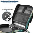 thumbnail image 6 of 3 Ring Zipper Binder with Shoulder Strap Waterproof Trapper Keeper 2 Inch D-Ring 500 Sheets Capacity Watercolor Little Daisy, 6 of 8