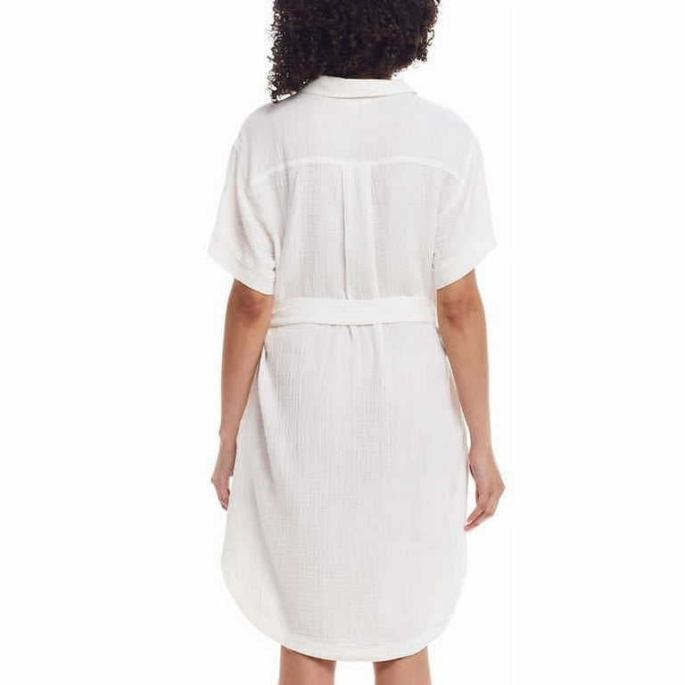 Weatherproof Vintage Ladies' Gauze Dress | Cream, Large