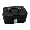 thumbnail image 2 of Money Safe Lockable Cash Box with Key,Portable Piggy Box Made of Metal ,Office Key Storage, 2 of 6