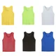 thumbnail image 2 of 1 chaleco de fútbol de malla de poliéster de secado rápido, camiseta suelta para niños, para fútbol, baloncesto, voleibol, equipo de juego deportivo, 2 of 5