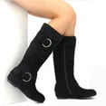 thumbnail image 2 of DREAM PAIRS Women's Knee High Low Hidden Wedge Boots, 2 of 2