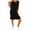 Black, variant on Staron Spring Summer Dresses for Women Casual Hooded Collar Short Sleeve Stretch Shirt Dress Fashion Loose Comfy Travel Vacation, White S