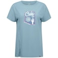 thumbnail image 2 of Women's Levelwear Blue Chicago Cubs Influx Spring Training Sunrise Bold T-Shirt, 2 of 3