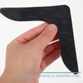 thumbnail image 4 of HEALEEP 8Pcs Fixed Rug Sticker for Tile Floor Black Foam Traceless Adhesive, 4 of 6