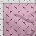 thumbnail image 2 of oneOone Silk Tabby Fabric Bird Block Decor Fabric Printed BTY 42 Inch Wide, 2 of 4