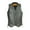 Gray, variant on Dream Apparel Men's Leather Motorcycle Vest Biker Club Vest with Ten Pockets & Side Laces