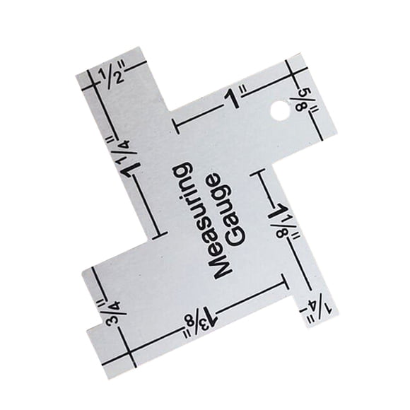 Metal Sewing Gauge Ruler Multi-Function Quilting Measuring Tool for DIY Patchwork, Tailoring & Craft Precision Work