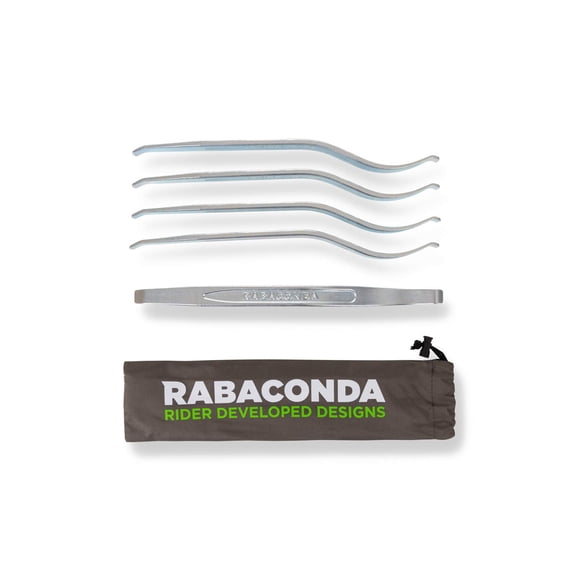 Rabaconda Ensemble de Fer à Pneus pour Moto Pro - Outils de Changement de Pneus Haut de Gamme : 5 Pcs Cuillères à Pneus Fers à Pneus