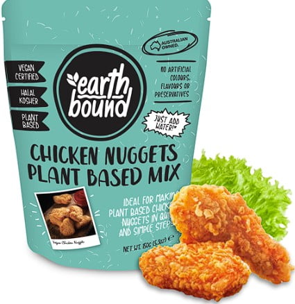 (3 pack) Earth Bound Chicken Nugget Plant Based Mix, 5.3 oz