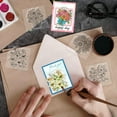 thumbnail image 3 of 4Pcs Mini Roses Lily Bouquet Clear Stamps for DIY Scrapbooking, 3 of 8